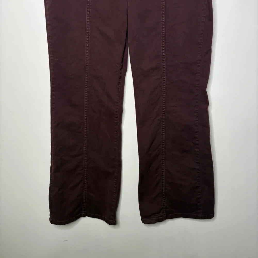Marine Layer Brown Boot Cut Pants - Picture 4 of 7